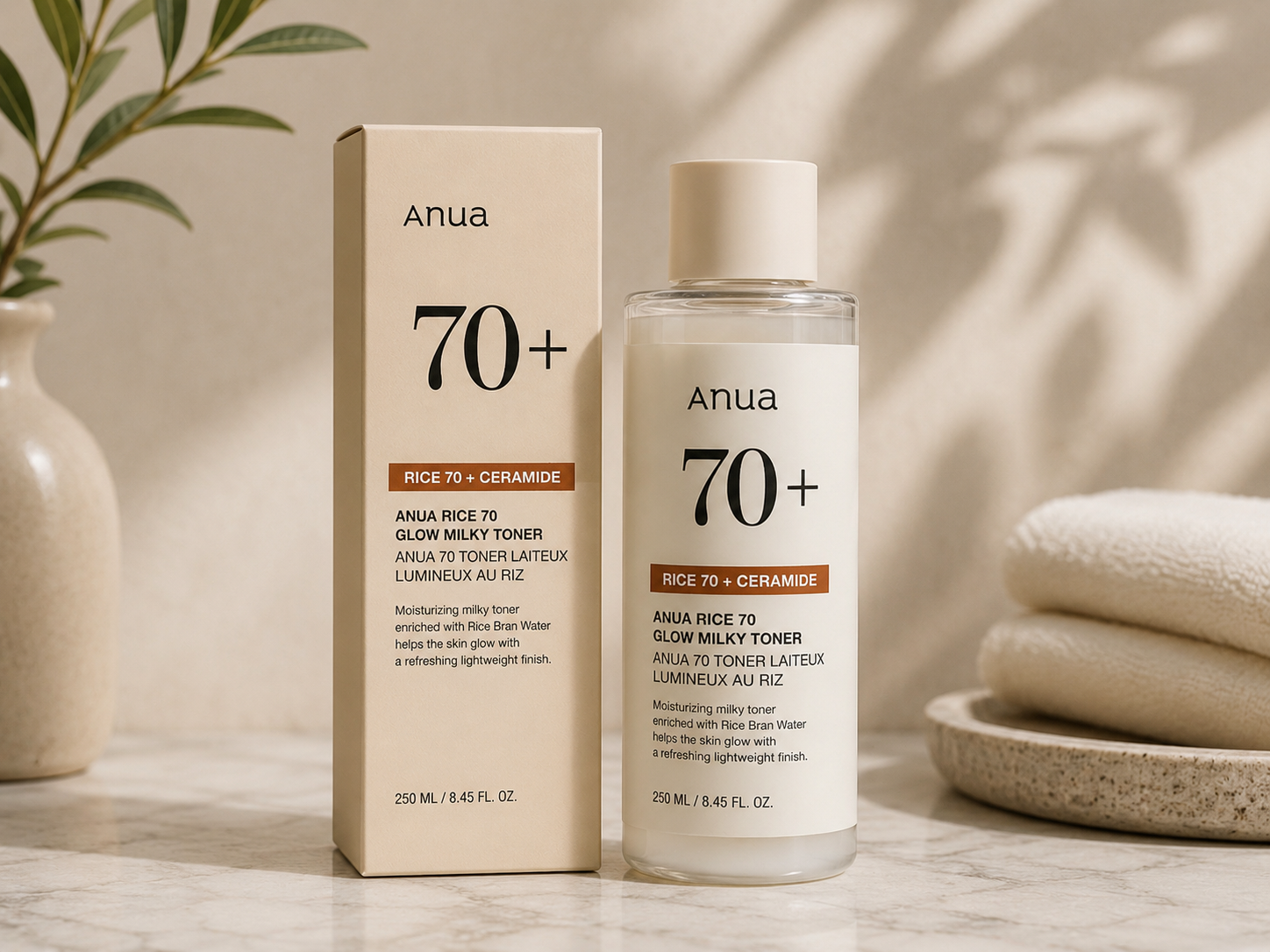 Anua Rice 70 Glow Milky Toner 250ml