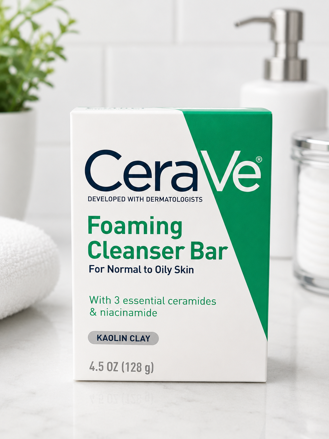 CeraVe Foaming Cleanser Bar 128g