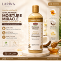 African Pride Moisture Miracle Honey & Coconut Oil Nourish & Shine Shampoo – 473 ml